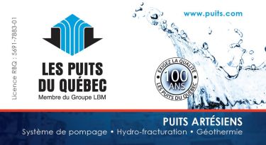 Forage de puits Baie Saint-Paul